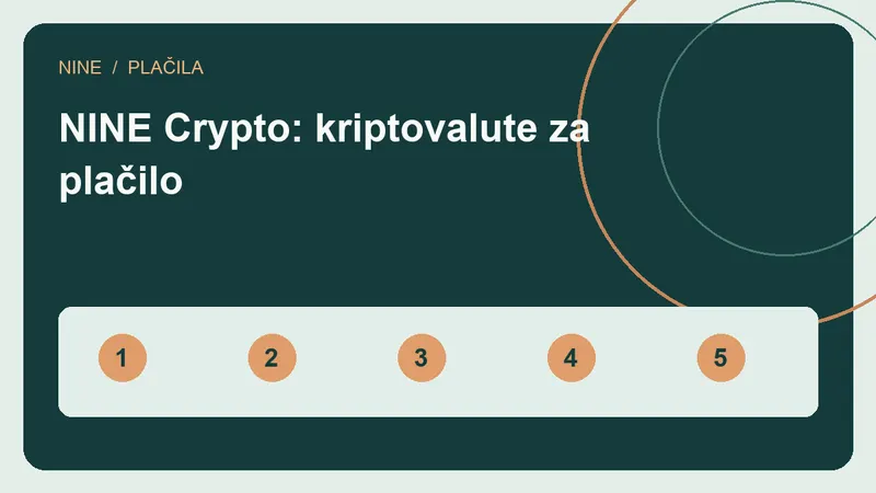 Crypto: pot plačila v NINE