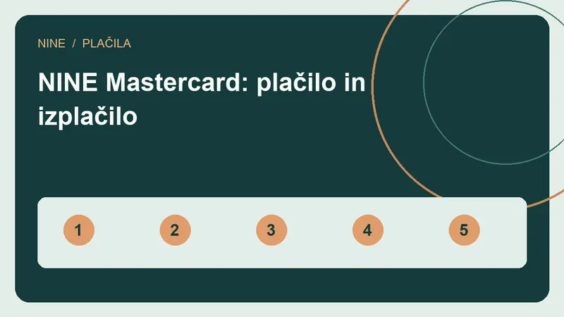 Mastercard: pot plačila v NINE