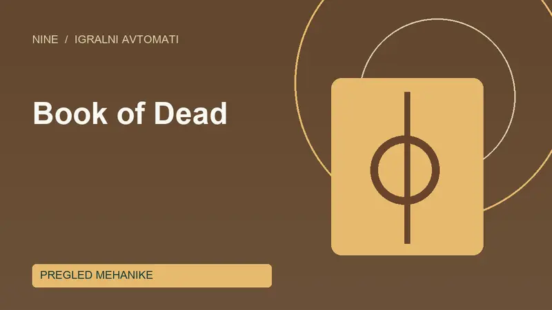Book of Dead: grafika mehanike